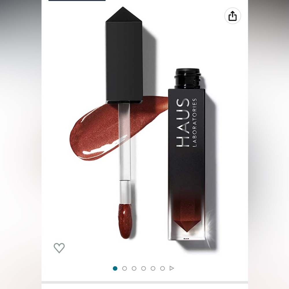 Haus by lady Gaga Le Riot lipgloss in chaser. New in box. Retail 20